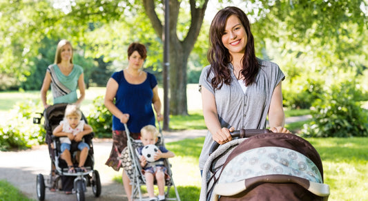 Passeggiata mattutina con i nostri piccoli